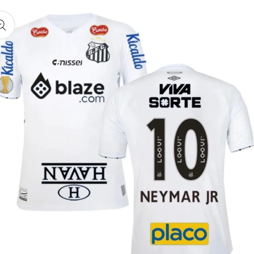 NEYMAR #10 SANTOS F.C HOME 25-26 SOCCER KIT - Picture 2 of 15